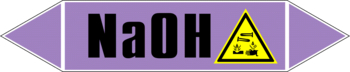 Маркировка трубопровода "na(oh)" (a07, пленка, 252х52 мм)" - Маркировка трубопроводов - Маркировки трубопроводов "ЩЕЛОЧЬ" - Магазин охраны труда ИЗО Стиль