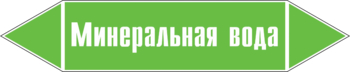 Маркировка трубопровода "минеральная вода" (пленка, 507х105 мм) - Маркировка трубопроводов - Маркировки трубопроводов "ВОДА" - Магазин охраны труда ИЗО Стиль